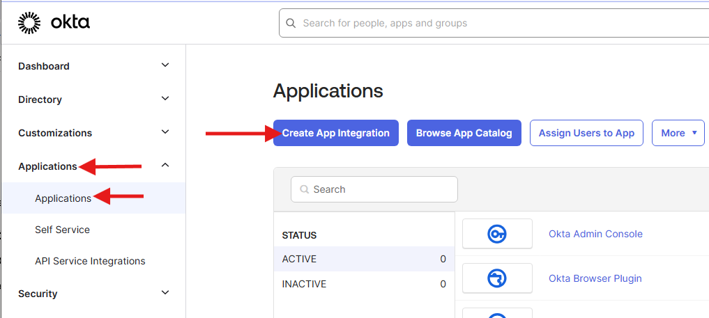 Create Application